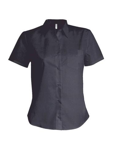  Dámská popelínová košile s krátkým rukávem Kariban KA544 